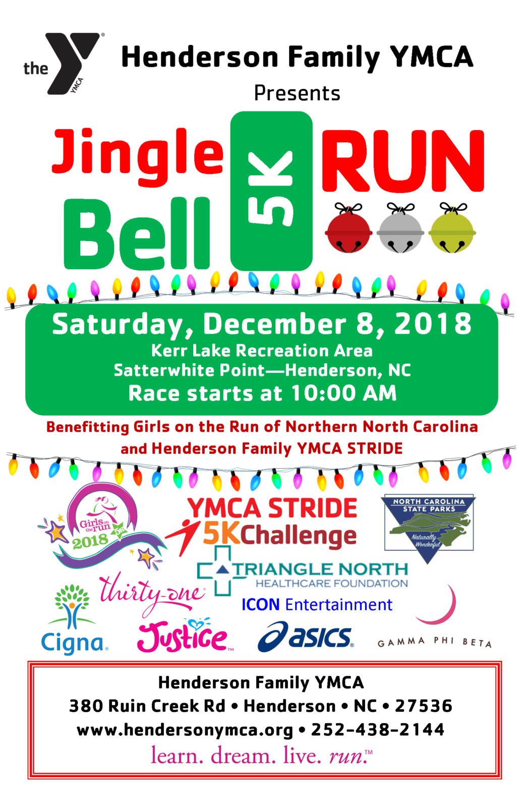 Jingle Bell 5K Run Poster WIZS