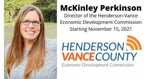McKinley Perkinson Named New Director Of Henderson-Vance Economic Development Commission